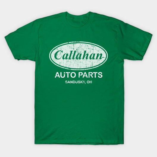 Callahan Auto Parts, distressed T-Shirt by hauntedjack